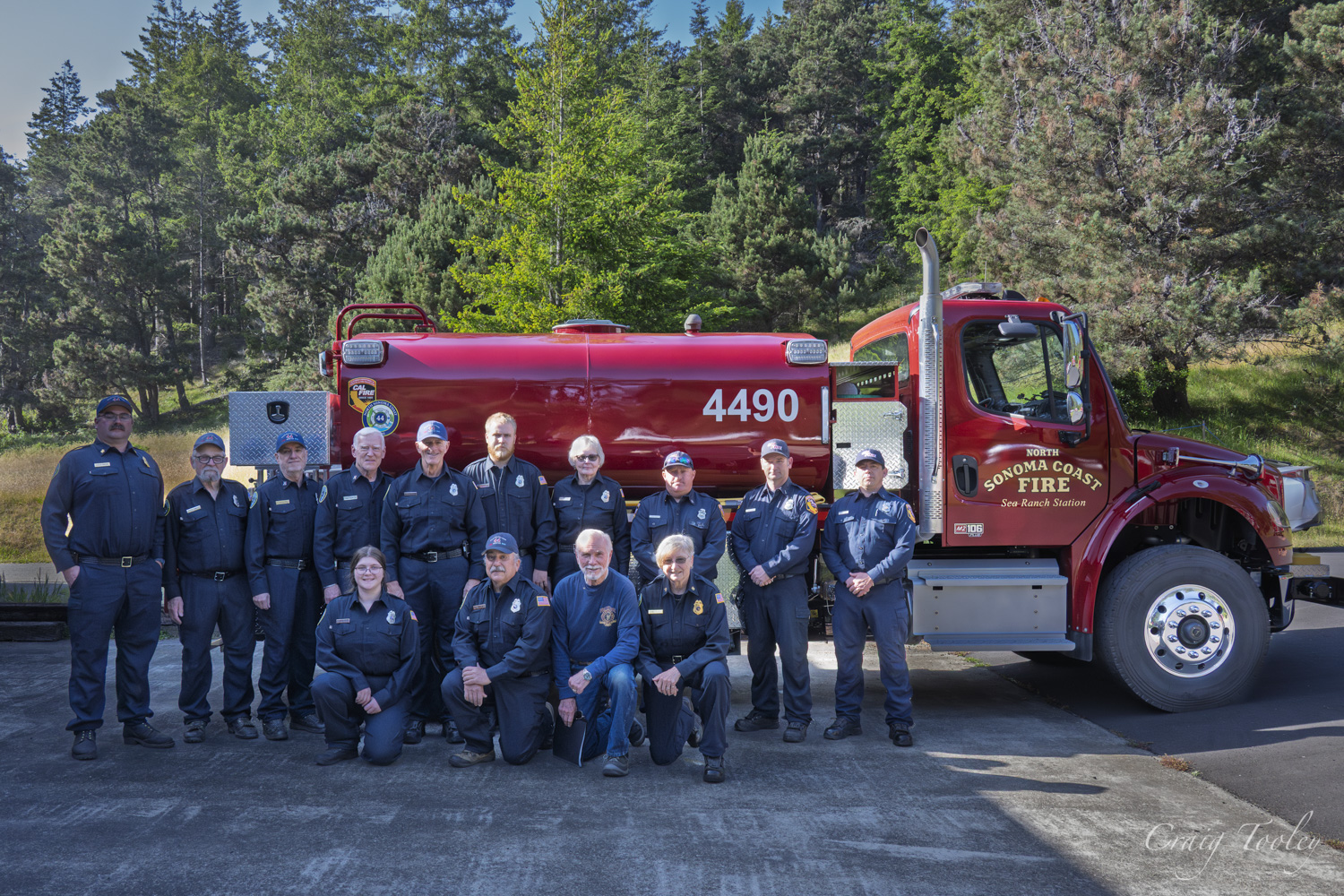 Water Tender 4490 Push-In Ceremony May 2026 NSC group photo