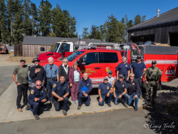 Group Photo at E4458 push-in ceremony
