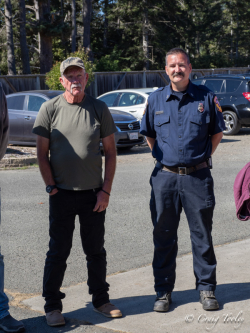 Rick Craig with Captain Briant
