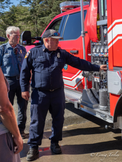 Captain Miller explains E4458 pump panel