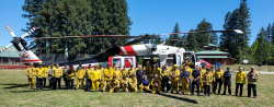 Training with CALFIRE blackhawk