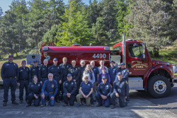 NSC Fire, Staff, and Guests with 4490