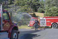 Chief Breier spraying 4490